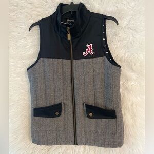 Alabama Crimson Tide Gameday Couture NWT Women’s Full Zip Vest Jacket. Medium